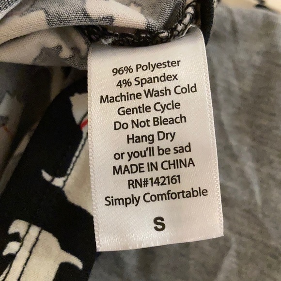 LuLaRoe Julia dress - sz S - Scottie dog print - Picture 6 of 6